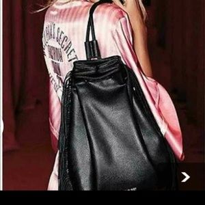 Victoria's Secret black bag brand new with tassels